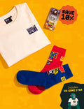 GorillaCon T-Shirt + Socks + Pin Set Bundle