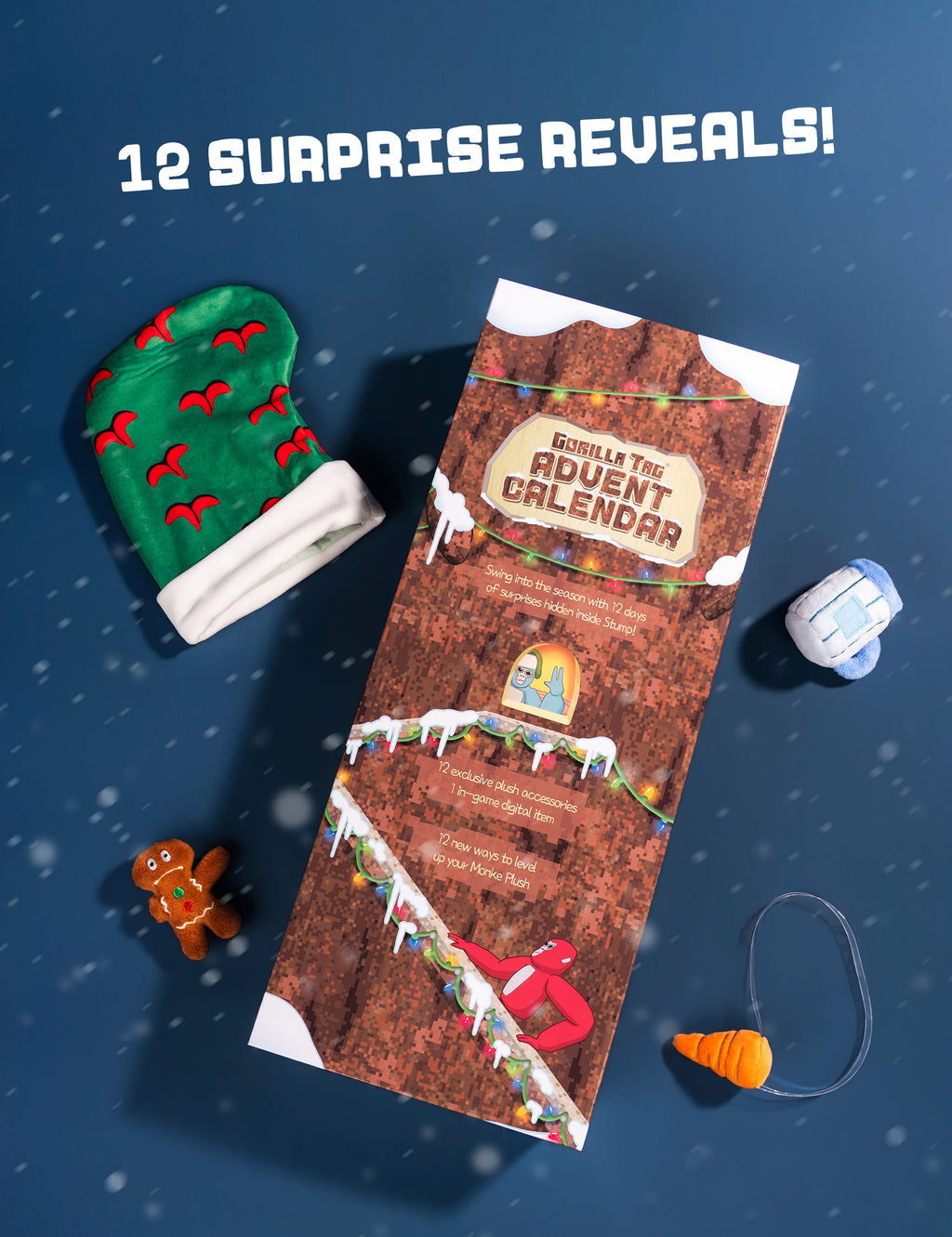 Gorilla Tagvent Calendar + Monke Plush Bundle