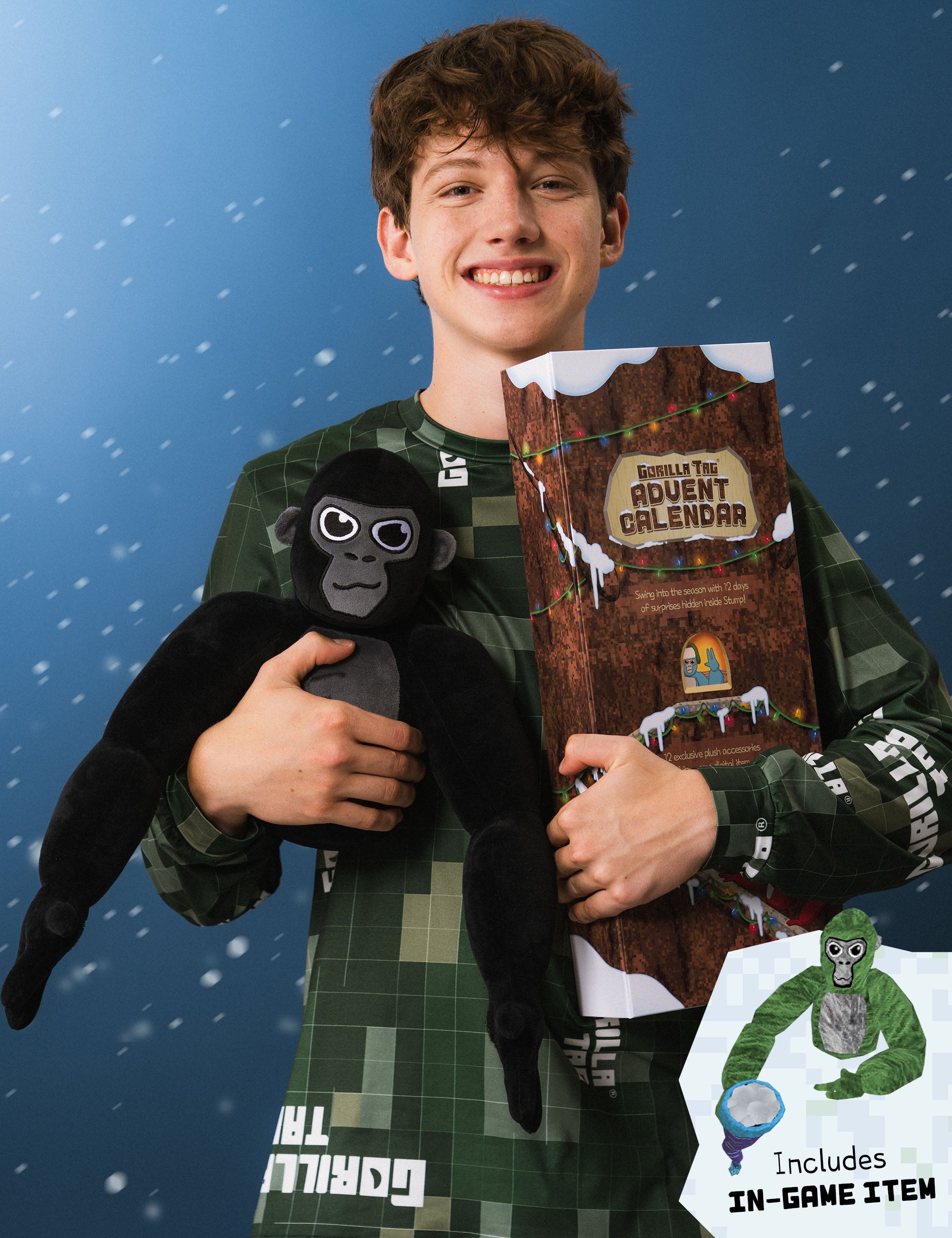Gorilla Tagvent Calendar + Monke Plush Bundle