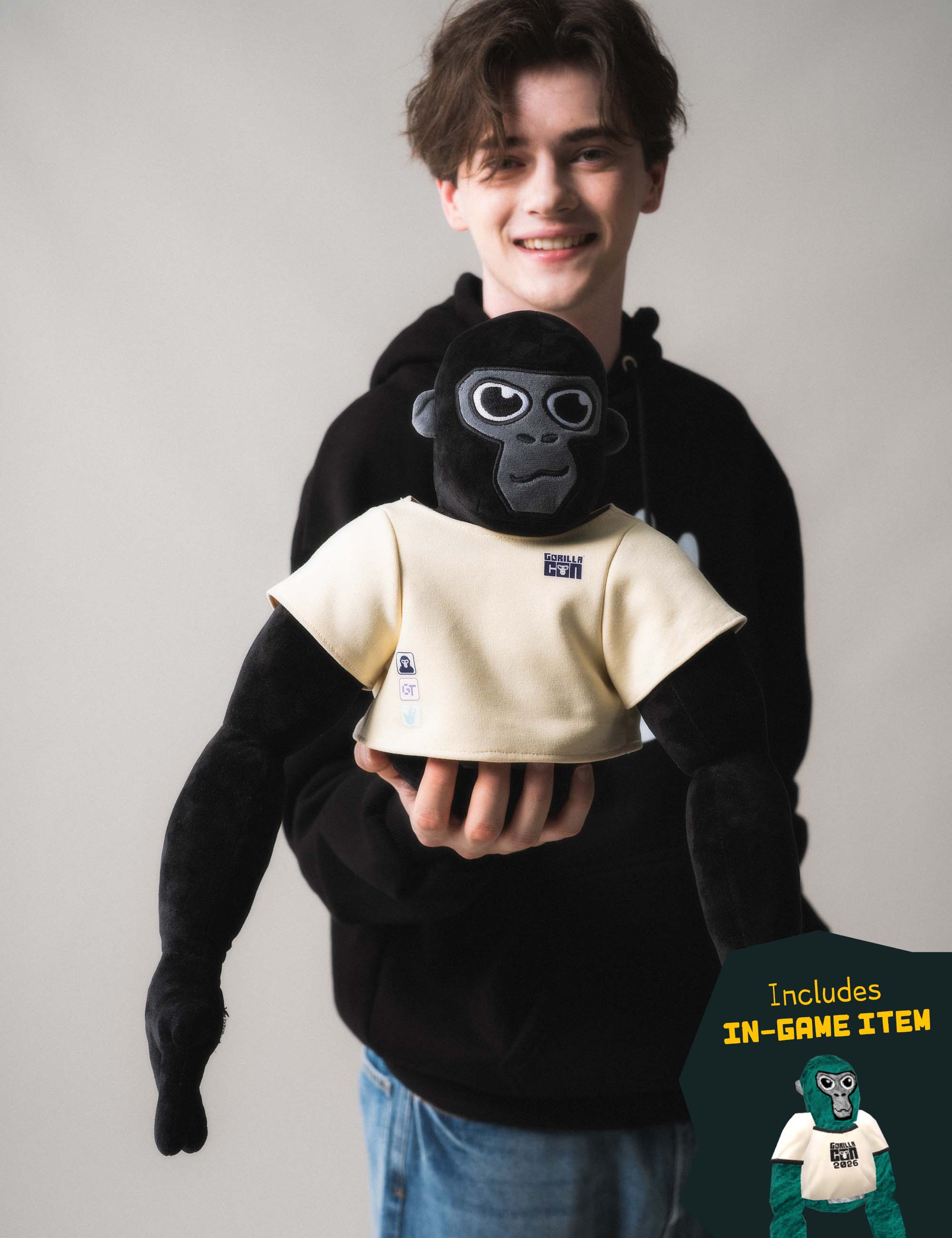 Monke Plush + GorillaCon Accessories Bundle