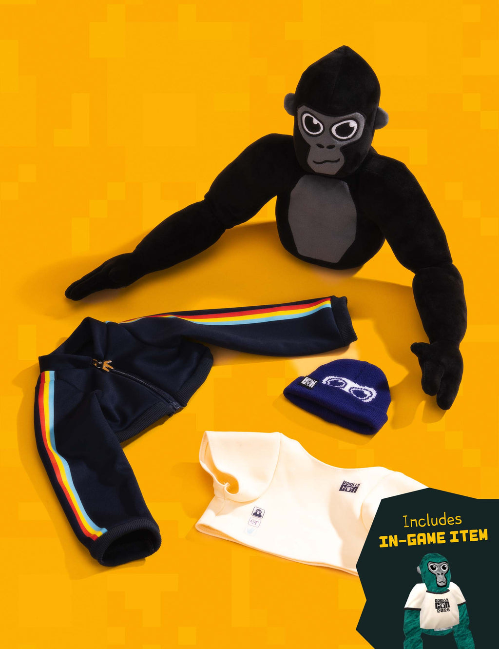 Monke Plush + GorillaCon Accessories Bundle