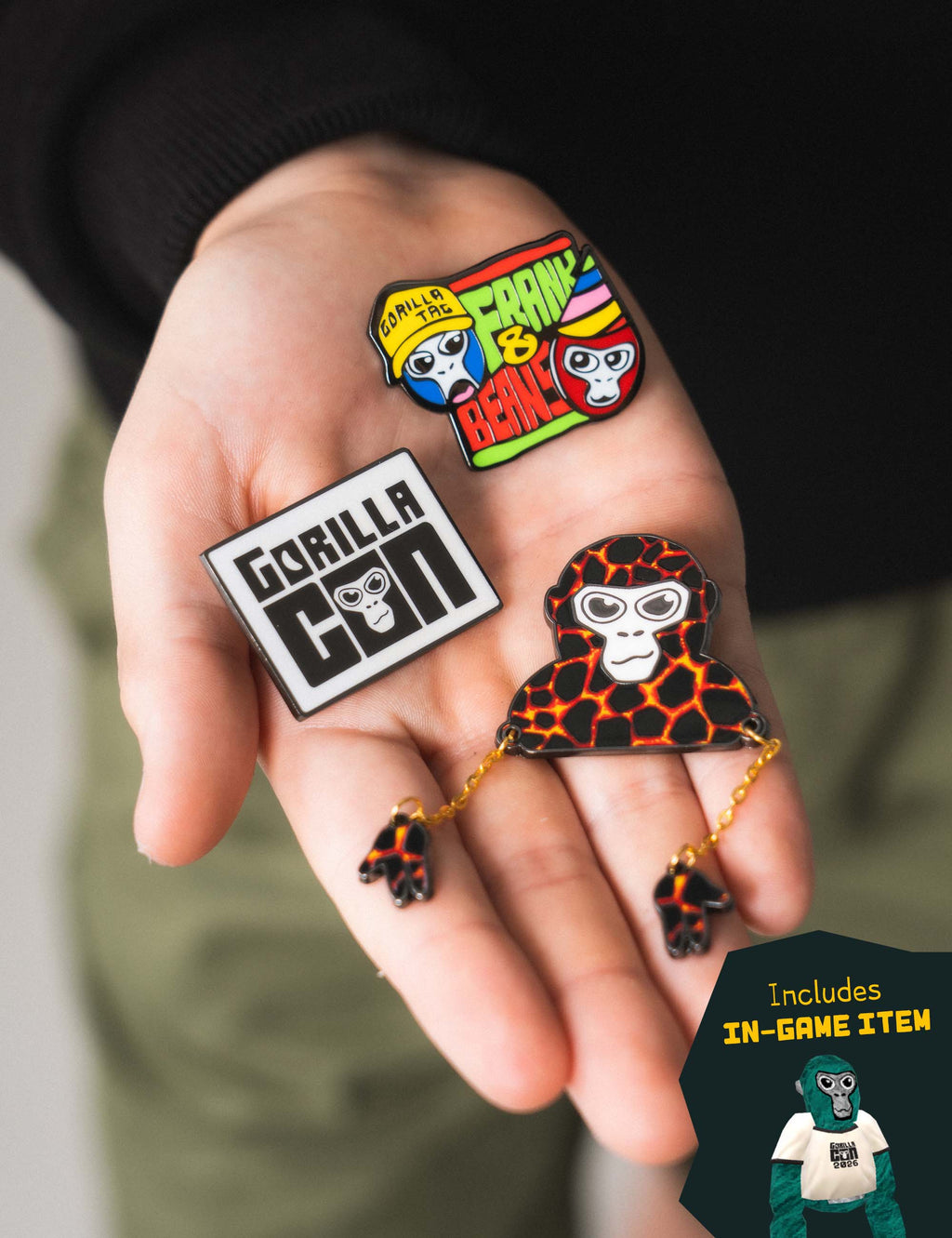 GorillaCon Pin Set