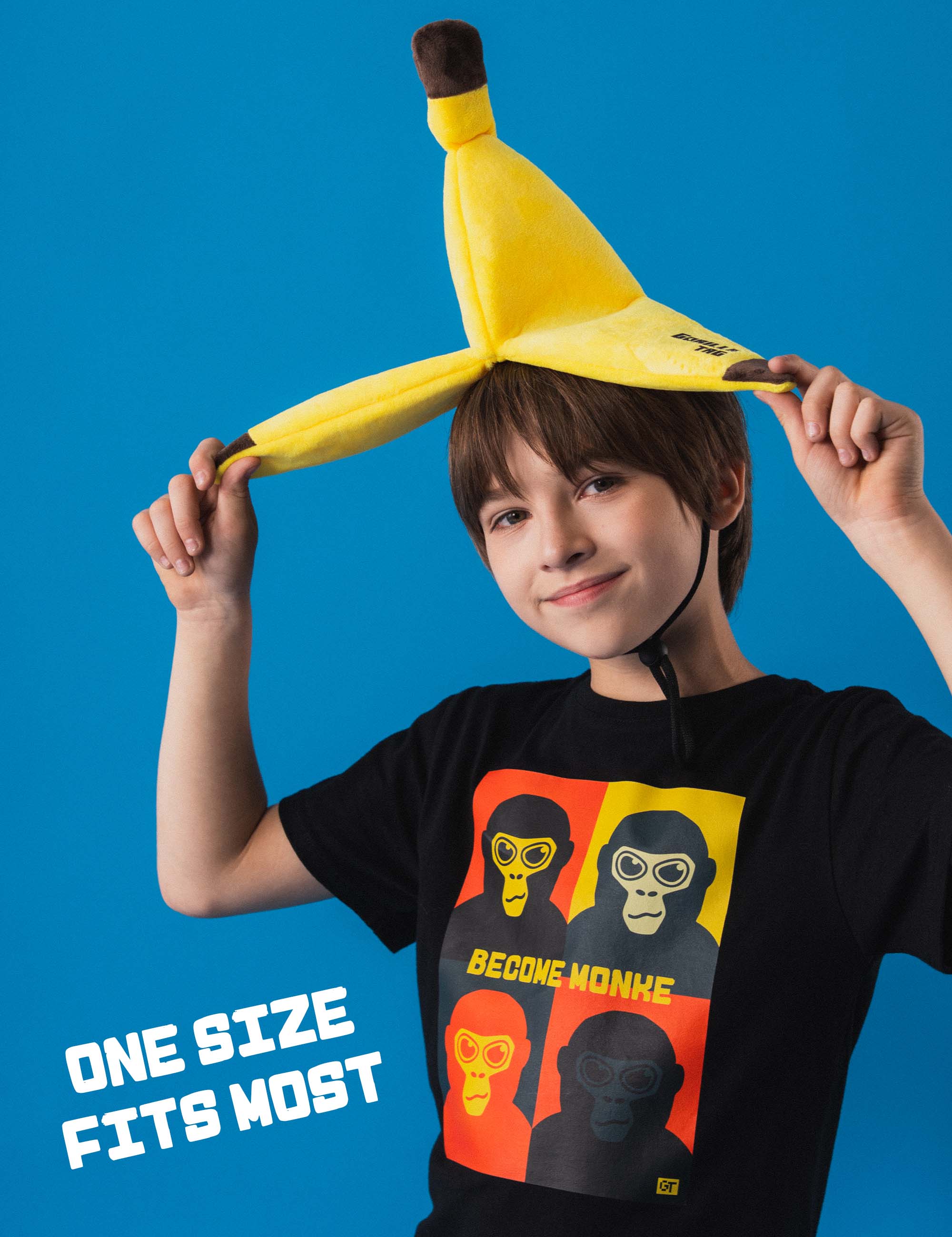 Gorilla Tag Plush Banana Hat